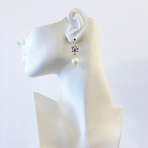 J Crew pearl drop earrings